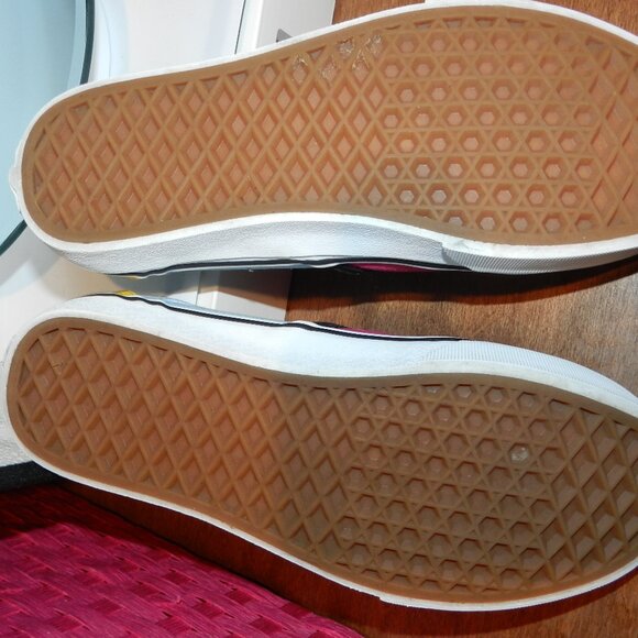 Women's Asher Color Block Slip In VANS Sneakers Size 7 - Picture 9 of 16